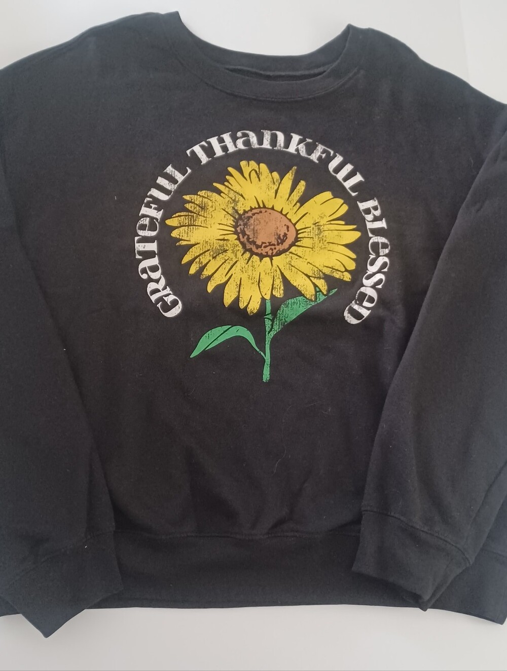 Awake Sunflower Print Sweatshirt Sz 1X/2X